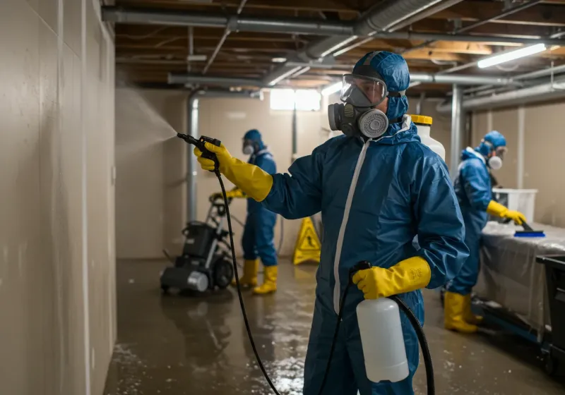 Basement Sanitization and Antimicrobial Treatment process in Plymouth County, IA